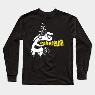 Ethereum Unicorn Trippin' Long Sleeve T-Shirt